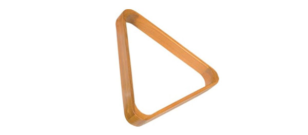 Треугольник деревянный, светлый, для бильярдных шаров 68 мм