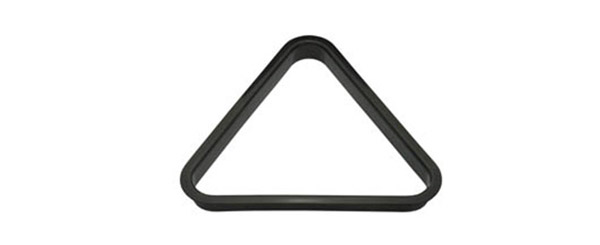 Треугольник пластиковый, черный, для бильярдных шаров 57,2 мм
