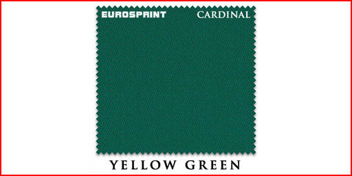 Бильярдное сукно Eurosprint Cardinal 198 см yellow green купить в Белгороде, цена в Белгороде