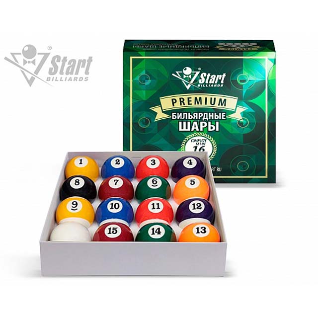 Шары Start Billiards Premium ПУЛ 57,2 мм