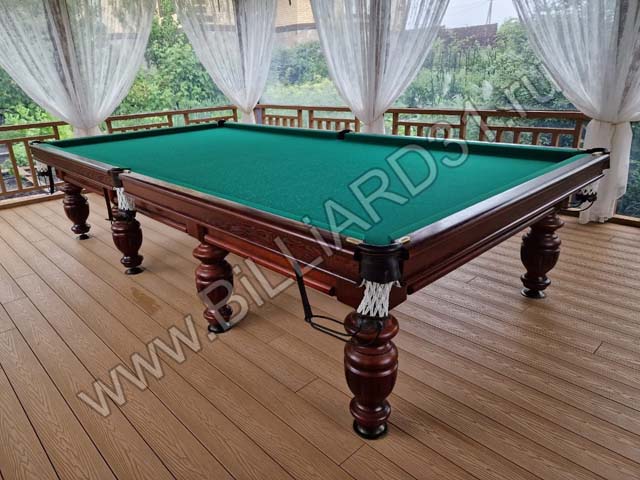 Сборка 12-ти футового стола на открытой веранде. Белгород, компания BiLLiARD31