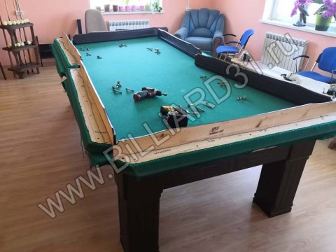 Перетяжка бильярдного стола 10 футов. Белгород. Компания BiLLiARD31