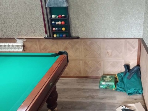 Перетяжка игрового поля бильярдного стола в Дубовом