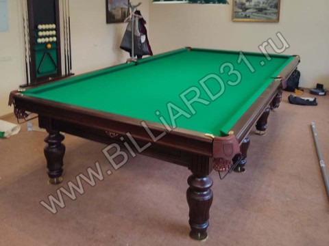 Сборка бильярдного стола 'Классик' 12 футов на сланце (Белгород)