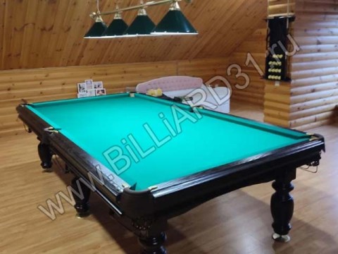 Сборка профессионального бильярда АРСЕНАЛ II 10 футов на сланце (Белгород, Дубовое)