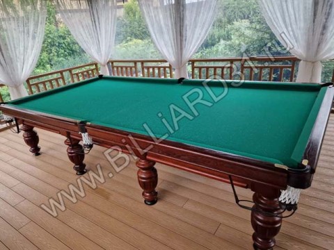 Сборка 12-ти футового стола на открытой веранде. Белгород, компания BiLLiARD31