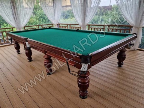 Сборка 12-ти футового стола на открытой веранде. Белгород, компания BiLLiARD31