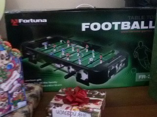 Настольный футбол / кикер Fortuna FR-30 как подарок в рождественском благотворительном марафоне