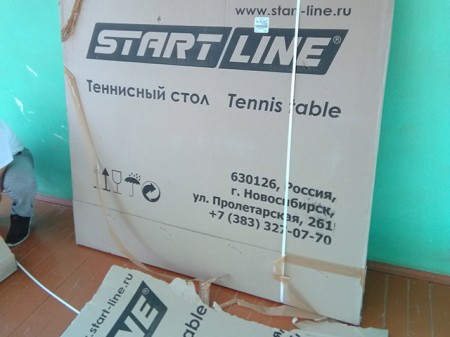 Теннисный стол Start Line Olympic с сеткой и принадлежности для малого тенниса 