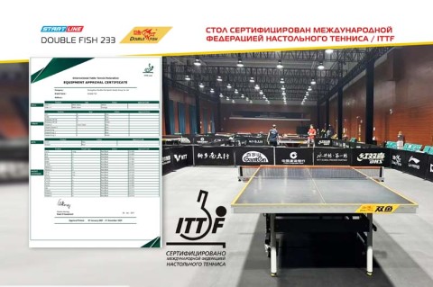 Купить стол теннисный Double Fish 233