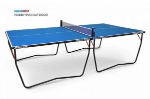 Теннисный стол Hobby Evo Outdoor - ультрасовременная модель для использования для использования на открытых площадках. Столешница 4 мм. Купить в Белгороде