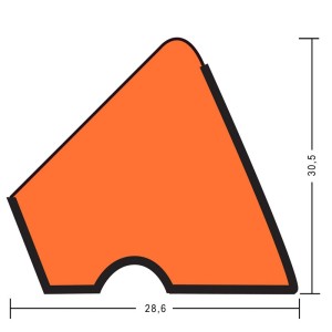 Резину для бортов EUROSPRINT STANDARD RUS PRO U-118 152 см 10 фт 6 шт. купить в Белгороде