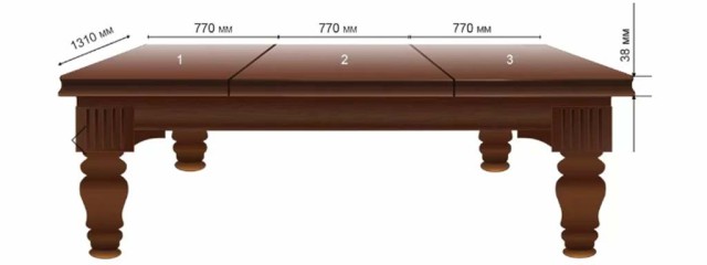 Столешницу для бильярдного стола 7 футов купить в Белгороде