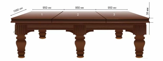 Столешницу для бильярдного стола 9 футов купить в Белгороде