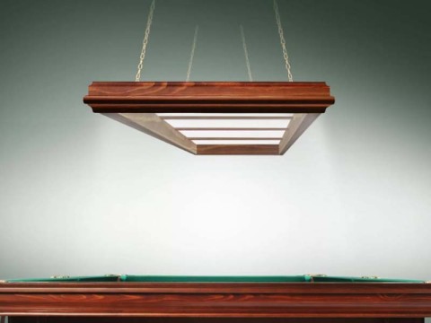 Купить бильярдную лампу Evolution 4 секции ясень