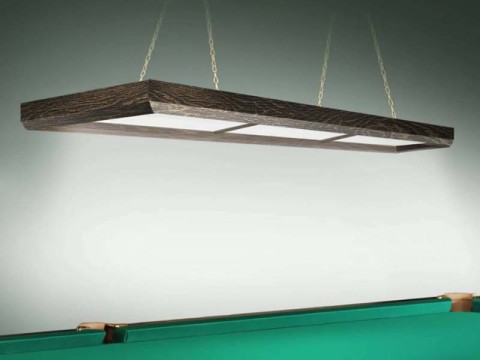 Купить бильярдную лампу Evolution High-tech 3 секции ПВХ сосна